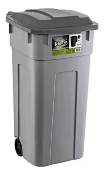 Basurero Papelero Contenedor 93l Con Tapa Marca Reyplast