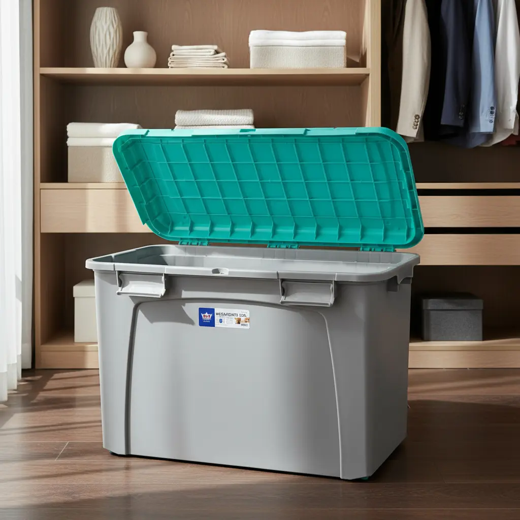 Caja Organizadora Baul Con Ruedas Almacenamiento 123 Lts - Imagen 2