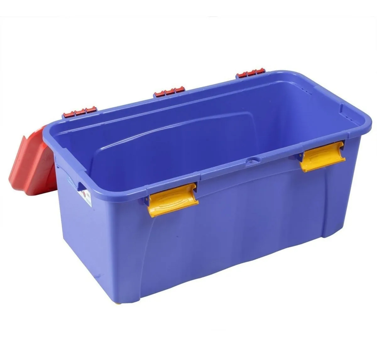 Baul Caja Almacenamiento Organizador Movil Con Ruedas 90 Lts - Imagen 3