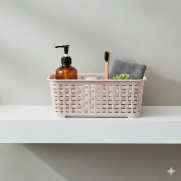 Canastilla Canasta Organizadora Multiusos Rattan 1.4 Litros