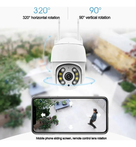 Cámara Seguridad Ptz Ip Wifi Interior/exterior 1080 Icsee - Imagen 2