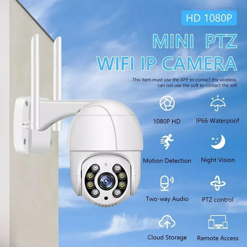 Cámara Seguridad Ptz Ip Wifi Interior/exterior 1080 Icsee - Imagen 3