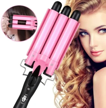 Ondulador Rizador De Pelo Profesional Triple