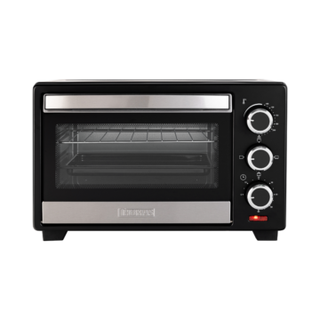 Horno Eléctrico de Mesa Thomas 16 Litros 1500W con Grill y Timer 60 Minutos Negro