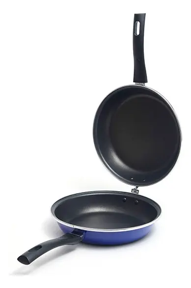 Sarten Duo Omeletera Antiadherente 24cm Magefesa Azul 2.5l - Imagen 2