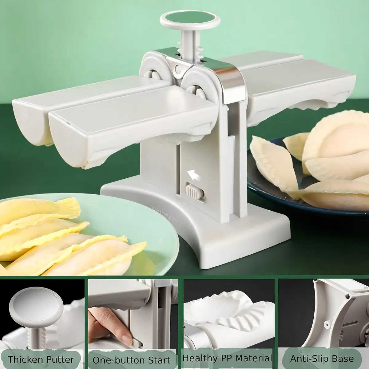 Prensa Para Empanadas Molde Empanada Cocktail Maquina Manual - Imagen 5