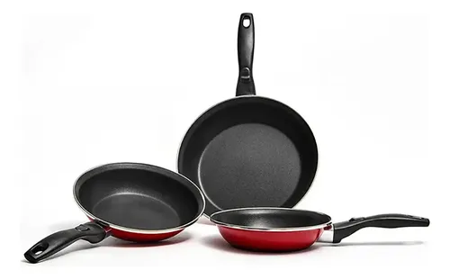 Set 3 Sartenes De Acero Vitrificado 18 20 24 Cm Magefesa - Imagen 4
