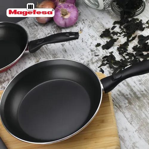 Set 3 Sartenes De Acero Vitrificado 18 20 24 Cm Magefesa - Imagen 6