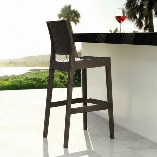 Silla Bar Alta Estilo Moderno Modelo Tavarua Marca Reyplast - Imagen 2
