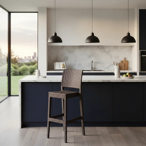 Silla Bar Alta Estilo Moderno Modelo Tavarua Marca Reyplast - Imagen 5