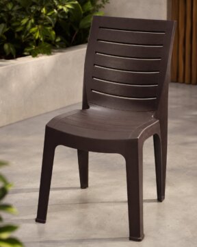 Silla Para Jardin Living Habitacion Modelo Roble Marca Reyplast