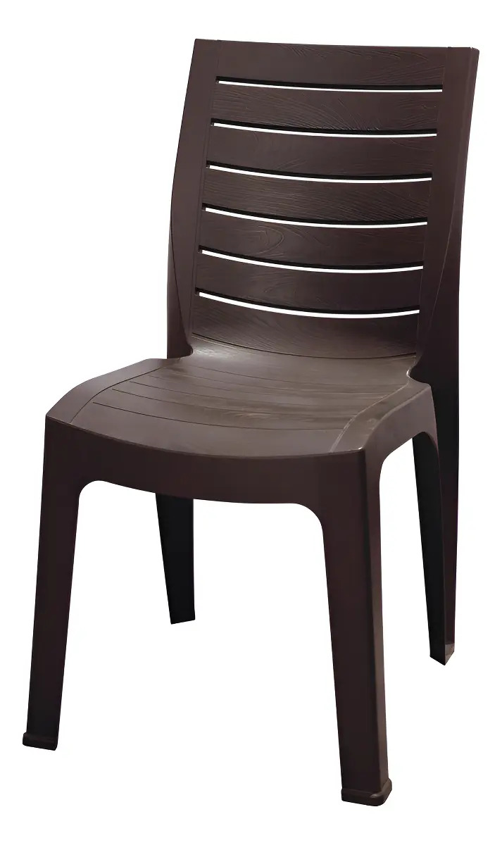 Silla Para Jardin Living Habitacion Modelo Roble Marca Reyplast - Imagen 2