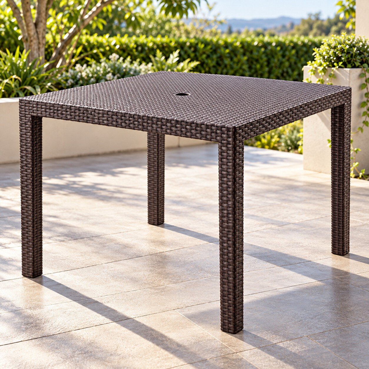 Mesa Terraza Tavarua Ratan Living Camping Comedor
