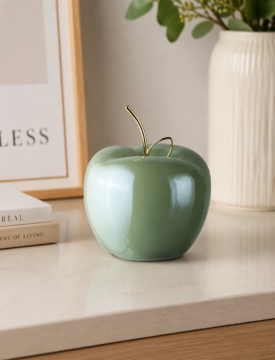 Escultura Frutal Figura Decorativa Manzana